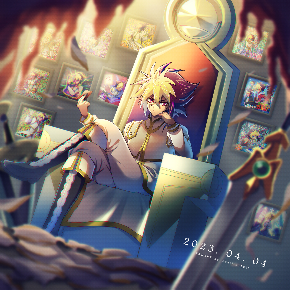 This is a pixiv picture whose title is 歴代ファンサービス0404.