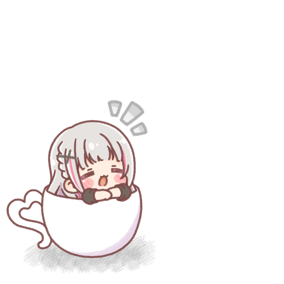 This is a pixiv picture whose title is マグカップあしゅみちゃん🗝♠.