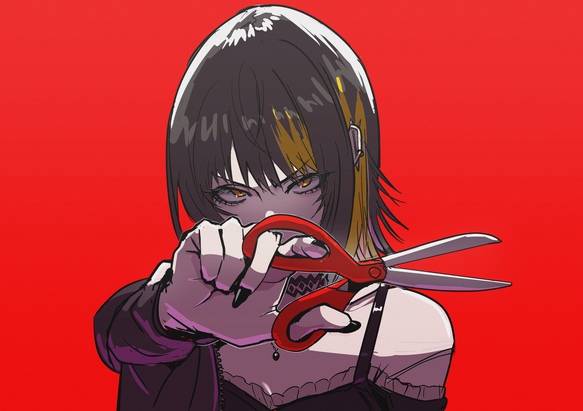 This is a pixiv picture whose title is うるせェ…いらねェ….