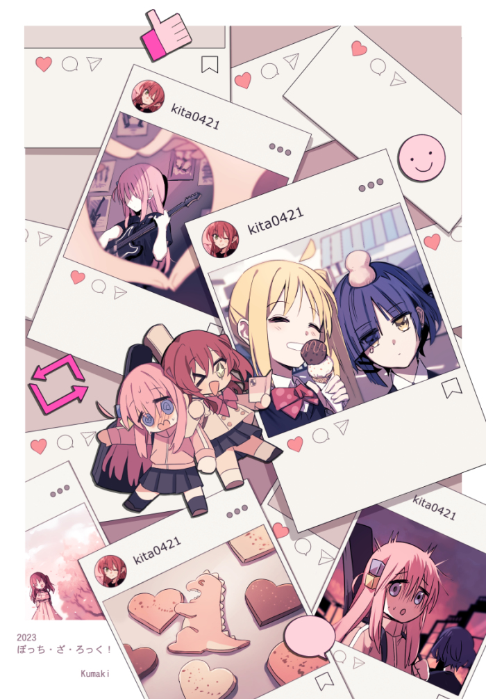 This is a pixiv picture whose title is 【PF38】ぼ喜多新刊サンプル ＊中國語注意.