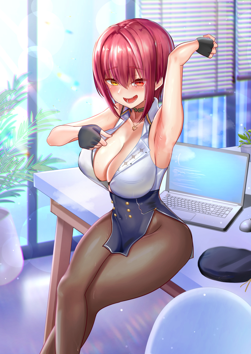 This is a pixiv picture whose title is 辦公室船長.
