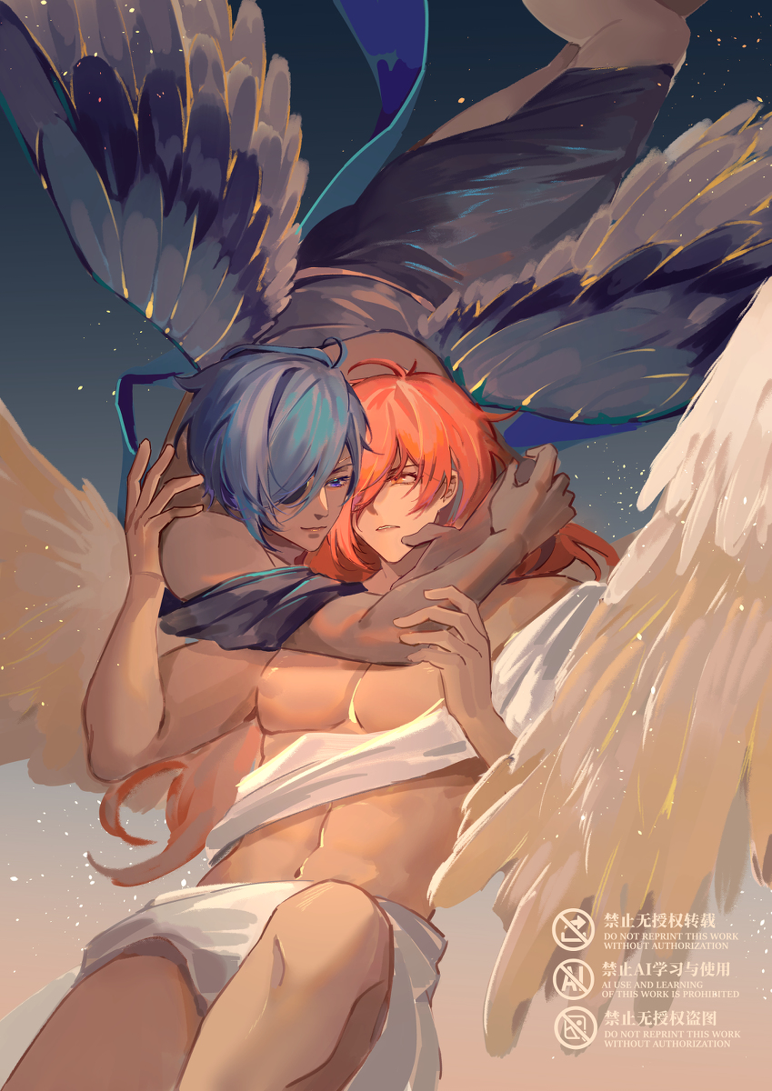 This is a pixiv picture whose title is Day and Night.