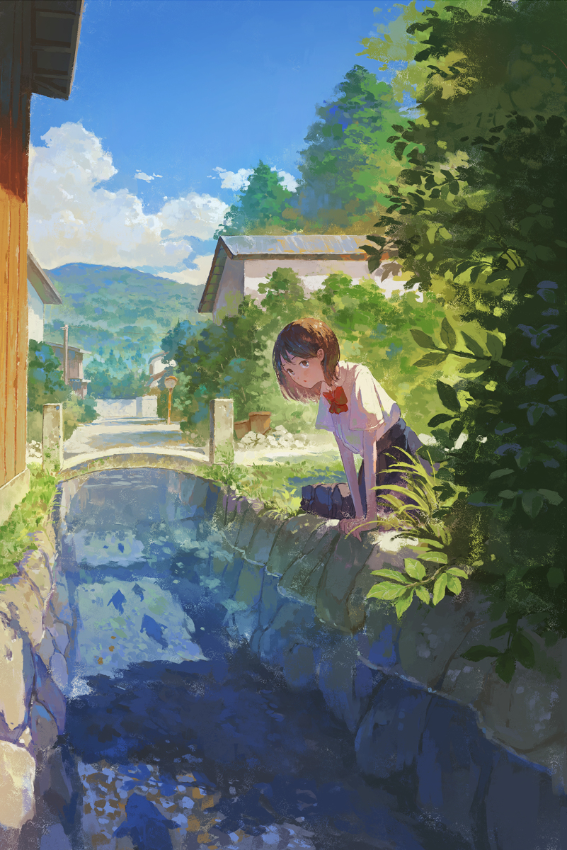 This is a pixiv picture whose title is 夏が待ち遠しい.