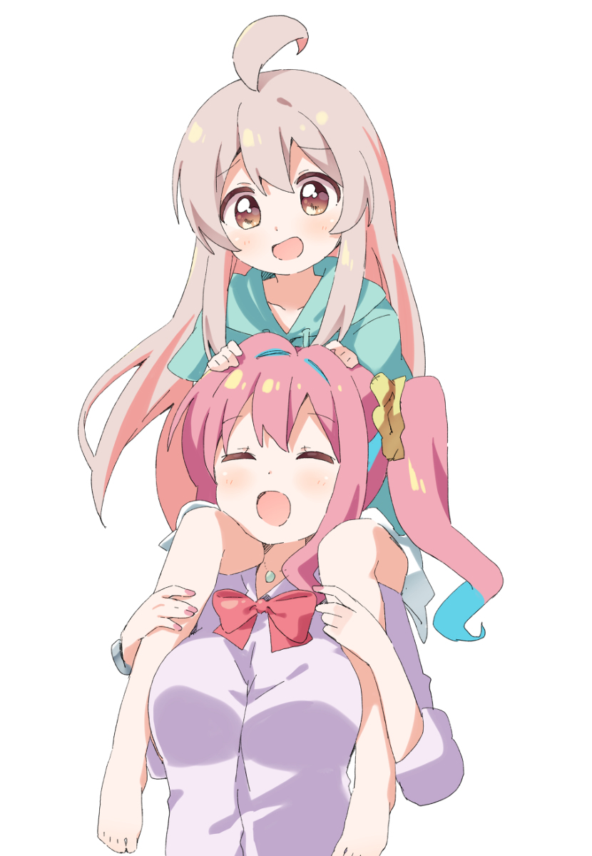 This is a pixiv picture whose title is 大好きな二人。.
