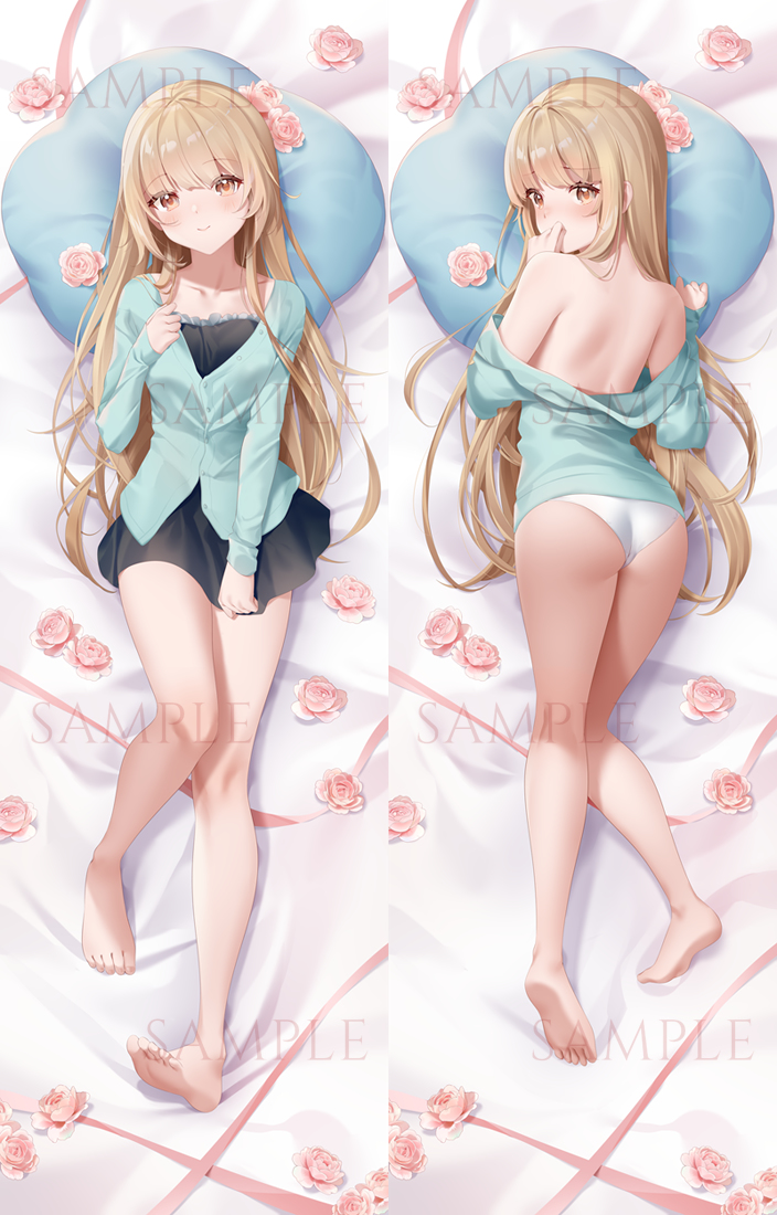 This is a pixiv picture whose title is 椎名真昼抱き枕.