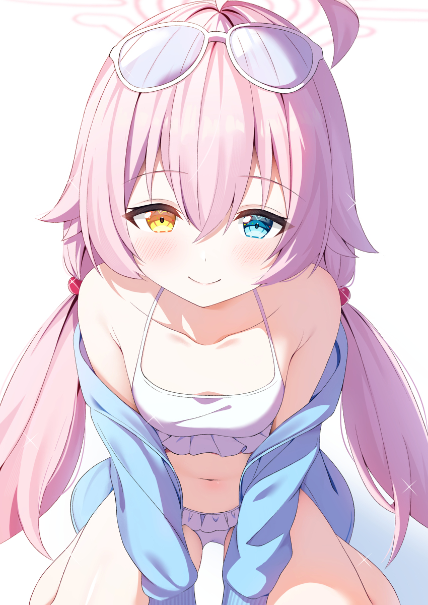 This is a pixiv picture whose title is 水着ホシノおじさん.