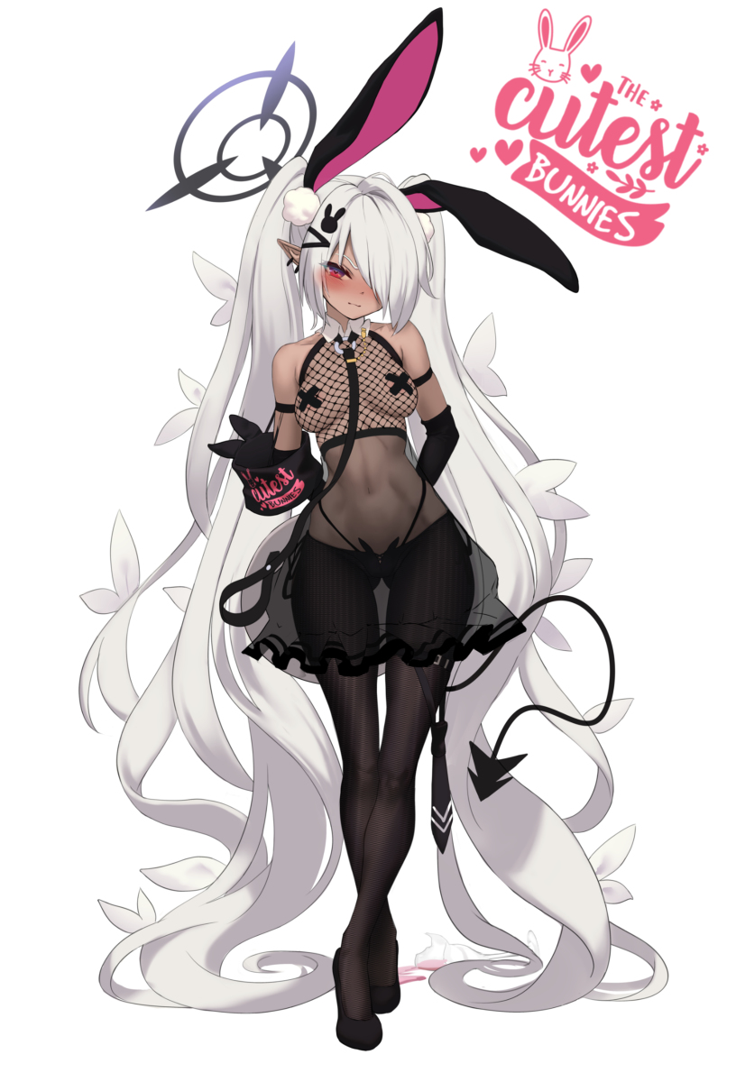 This is a pixiv picture whose title is 銀鏡イオリ- bunny.