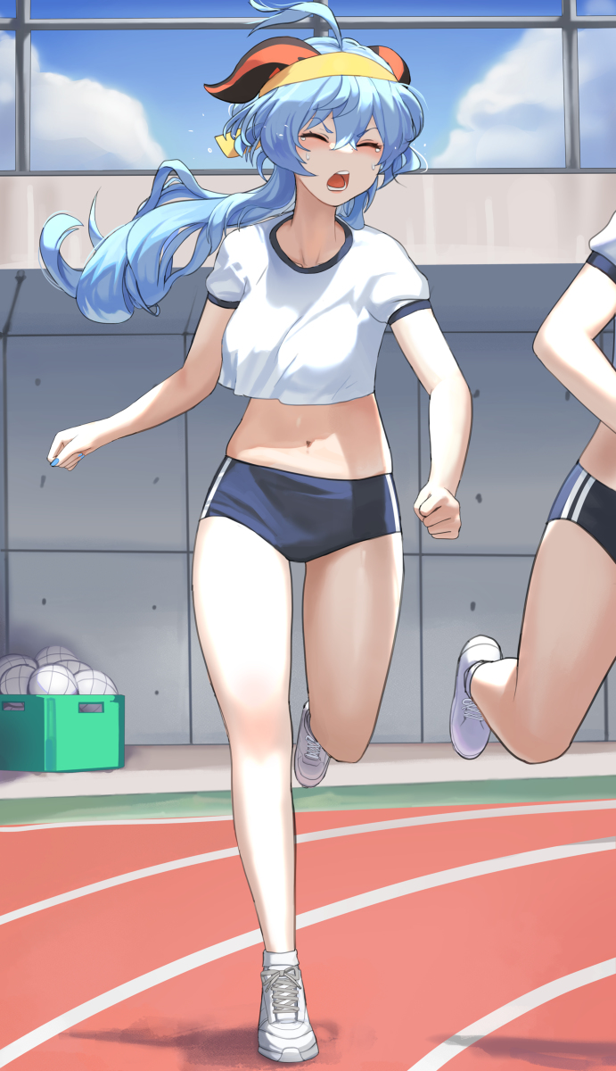 This is a pixiv picture whose title is 甘雨.