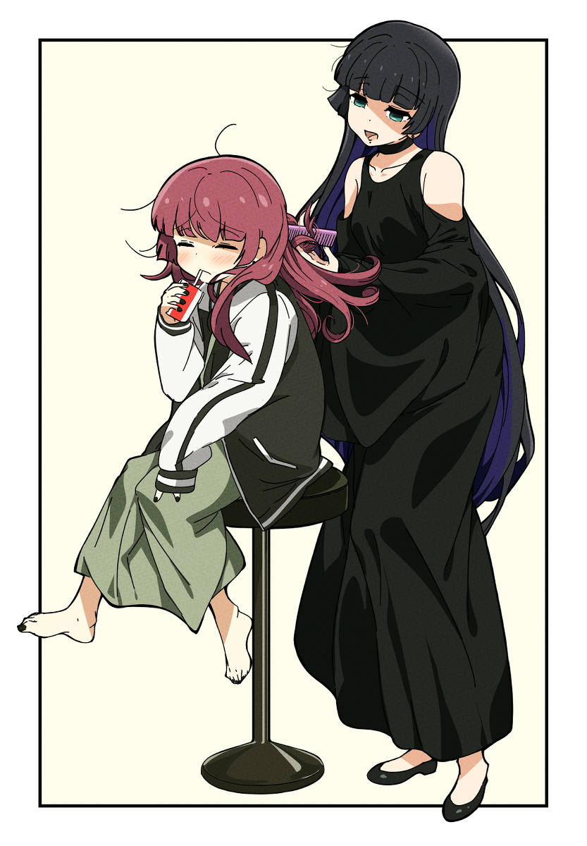 This is a pixiv picture whose title is ぼっちざろっく.