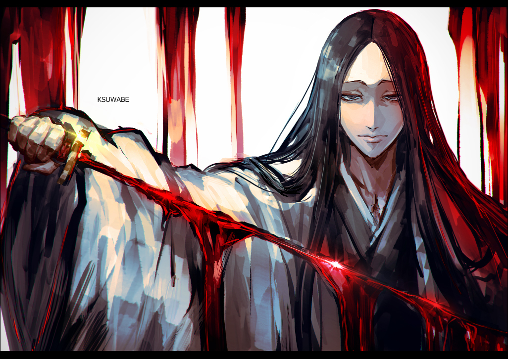This is a pixiv picture whose title is 卯ノ花八千流.