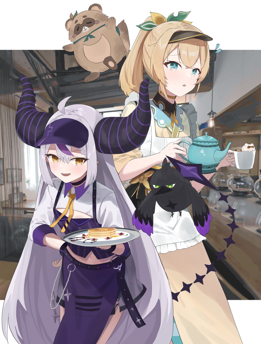 This is a pixiv picture whose title is いろはス　カフェ.