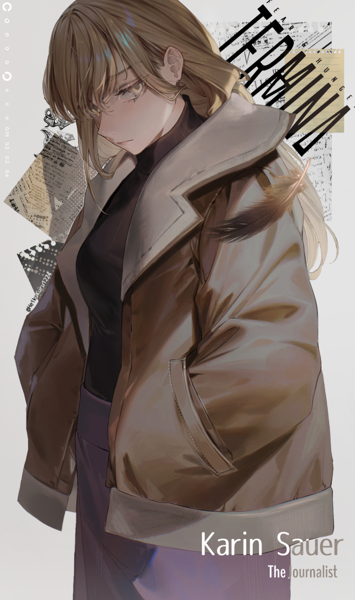 This is a pixiv picture whose title is Karin Sauer || The Journalist.