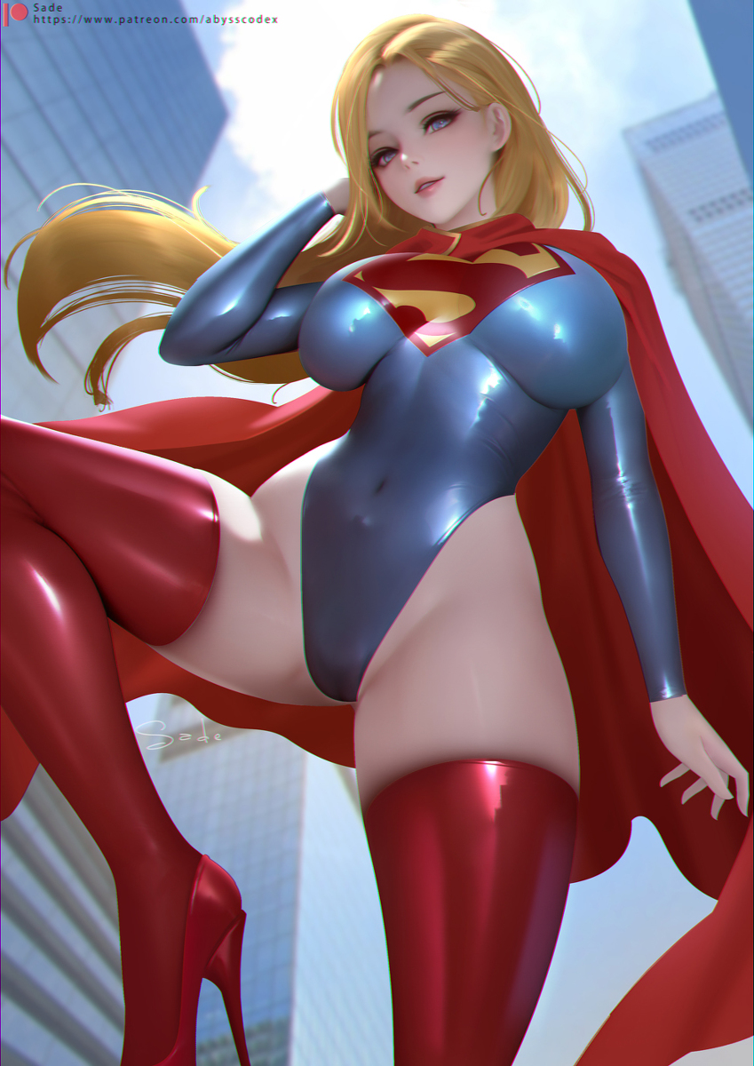 This is a pixiv picture whose title is Supergirl.