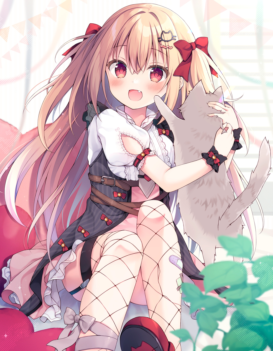 This is a pixiv picture whose title is 🐱.