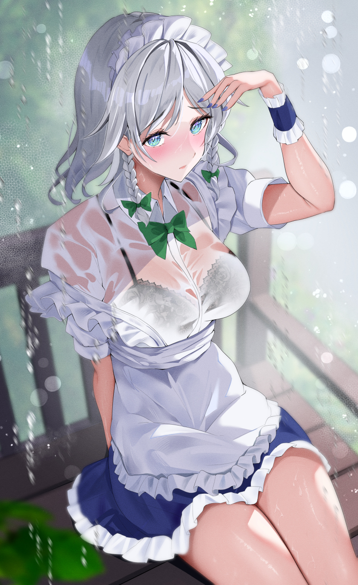 This is a pixiv picture whose title is sakuya.