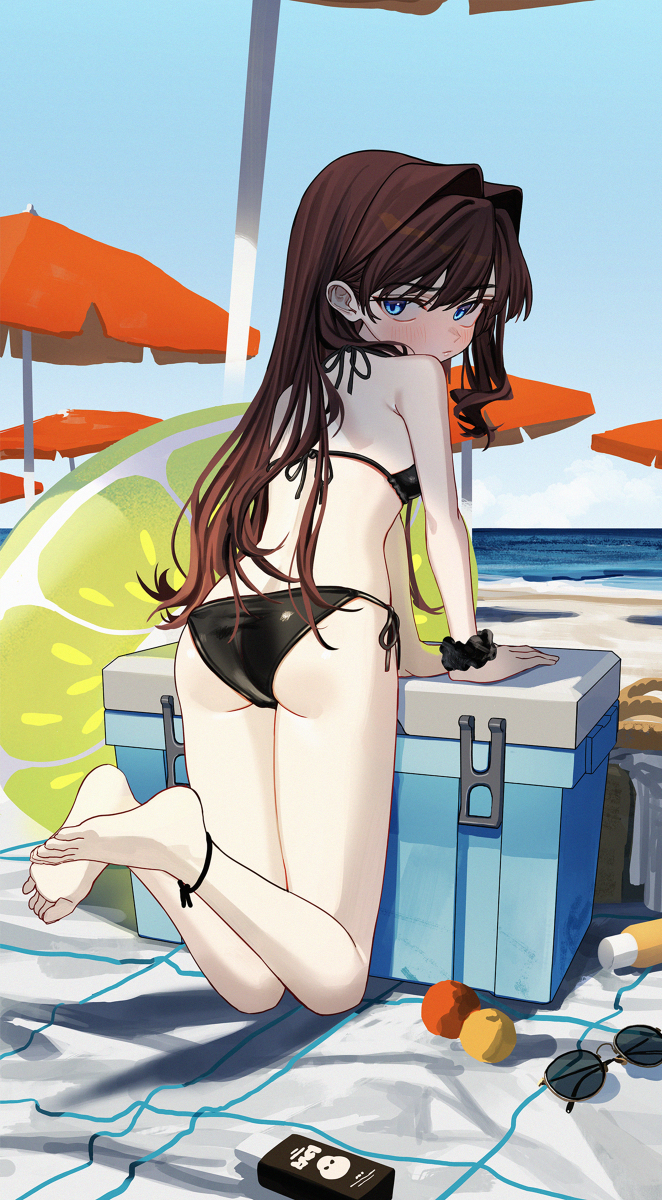 This is a pixiv picture whose title is 2023_水着.