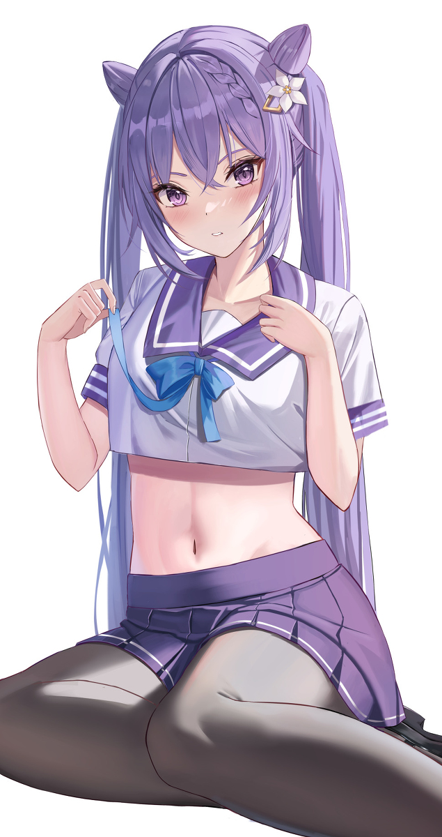 This is a pixiv picture whose title is 刻晴.
