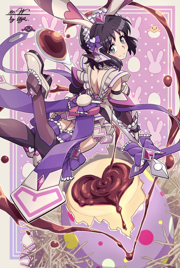 This is a pixiv picture whose title is Skebご依頼品（kawaii型ギア未来）.