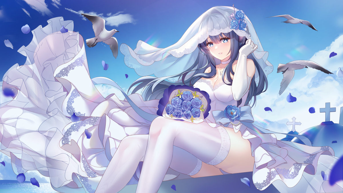 This is a pixiv picture whose title is 星极花嫁.
