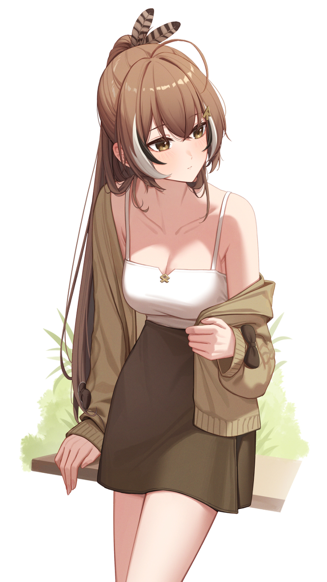 This is a pixiv picture whose title is Comfy Mumei.