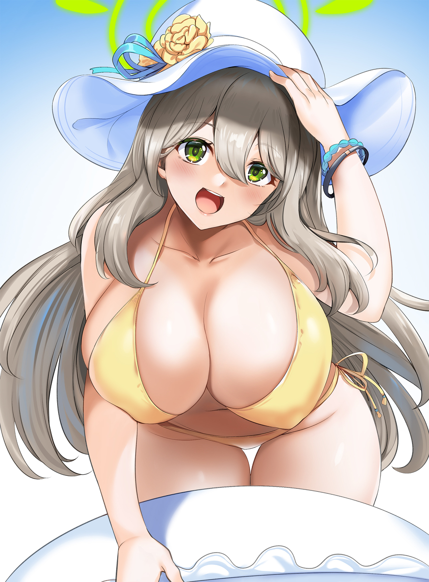 This is a pixiv picture whose title is 水着ノノミ.