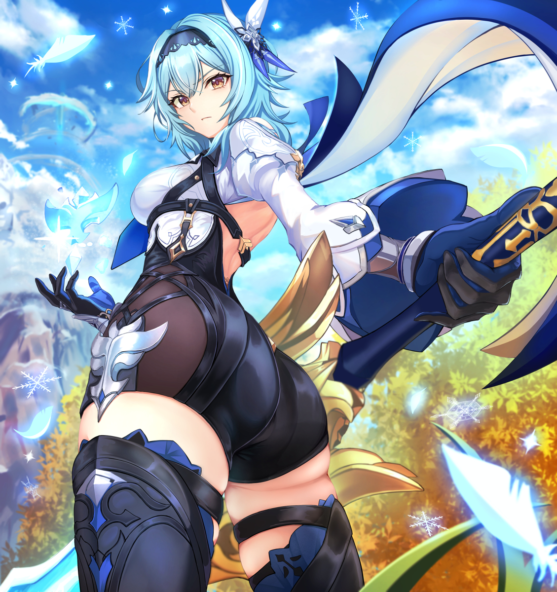 This is a pixiv picture whose title is エウルア.