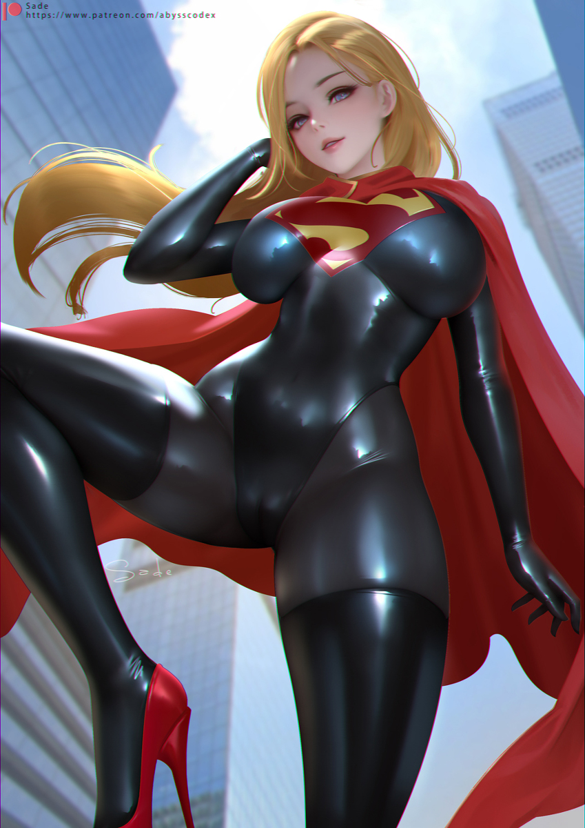 This is a pixiv picture whose title is Supergirl.