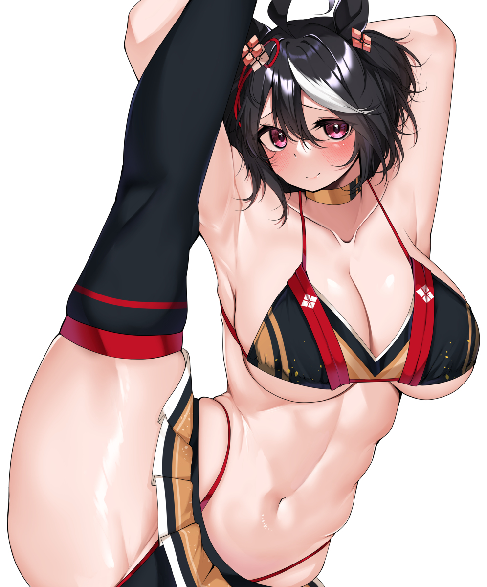 This is a pixiv picture whose title is I字バランスしてくれるキタちゃん.