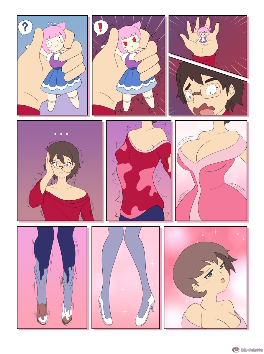 This is a pixiv picture whose title is 溶ける人形の呪い / Curse of Melty Doll.