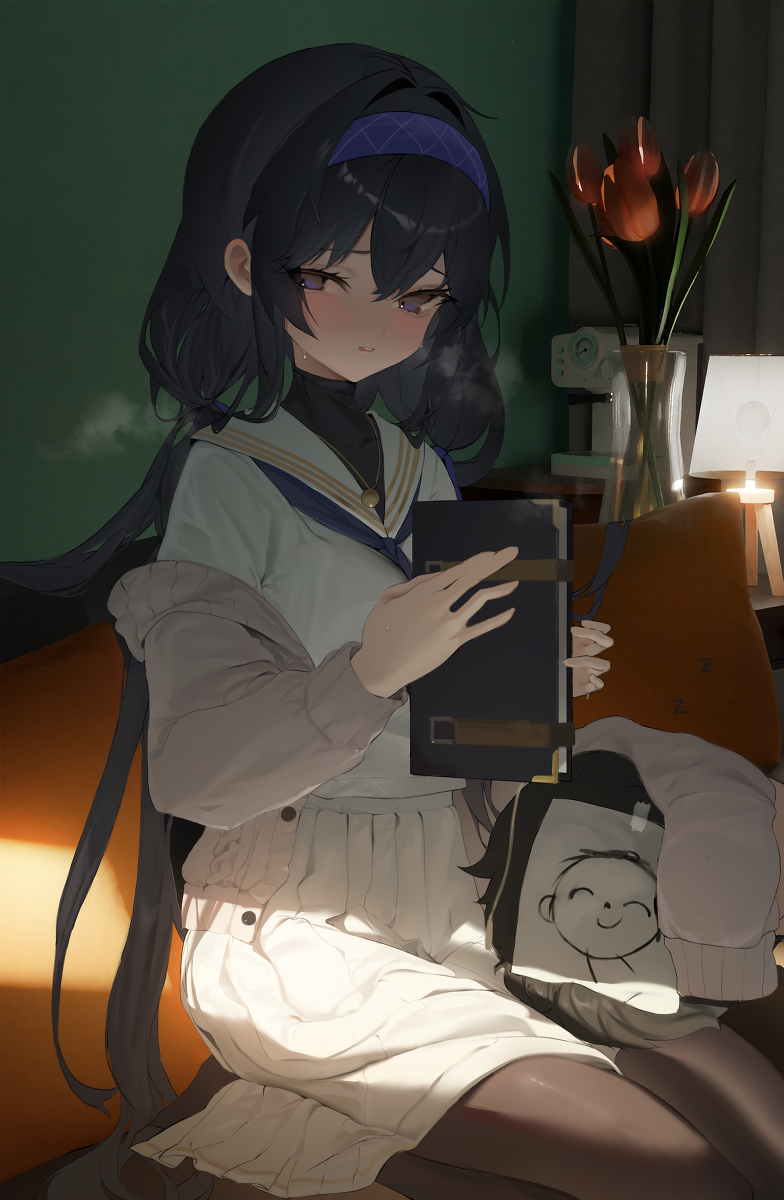 This is a pixiv picture whose title is study.