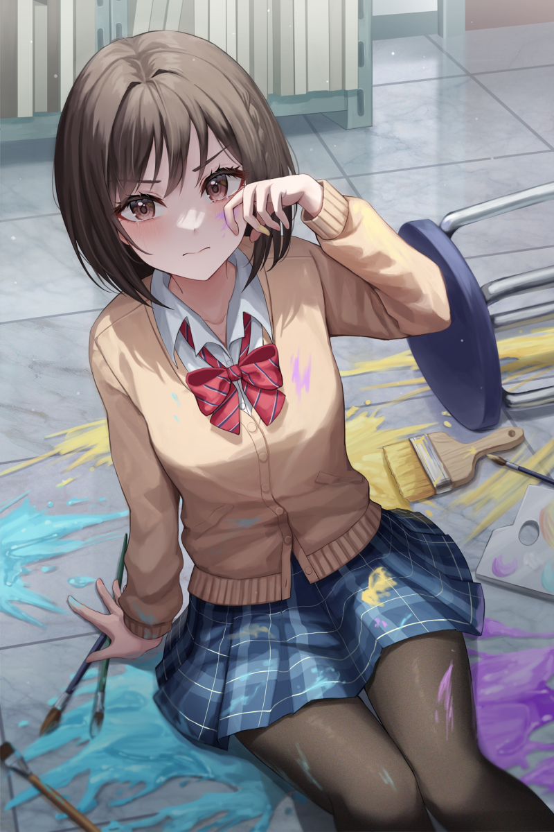This is a pixiv picture whose title is 東雲絵名.