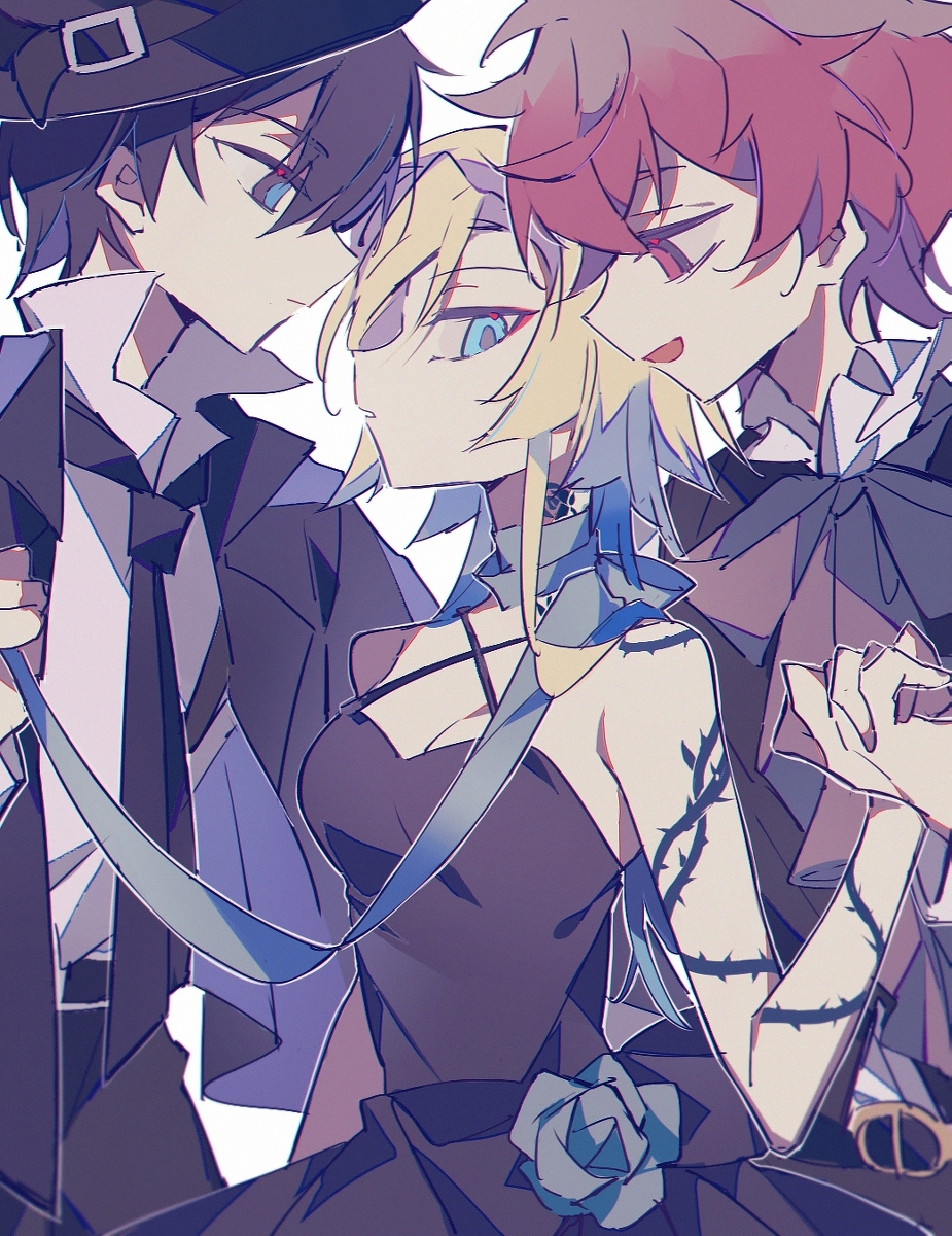 This is a pixiv picture whose title is 🌹.
