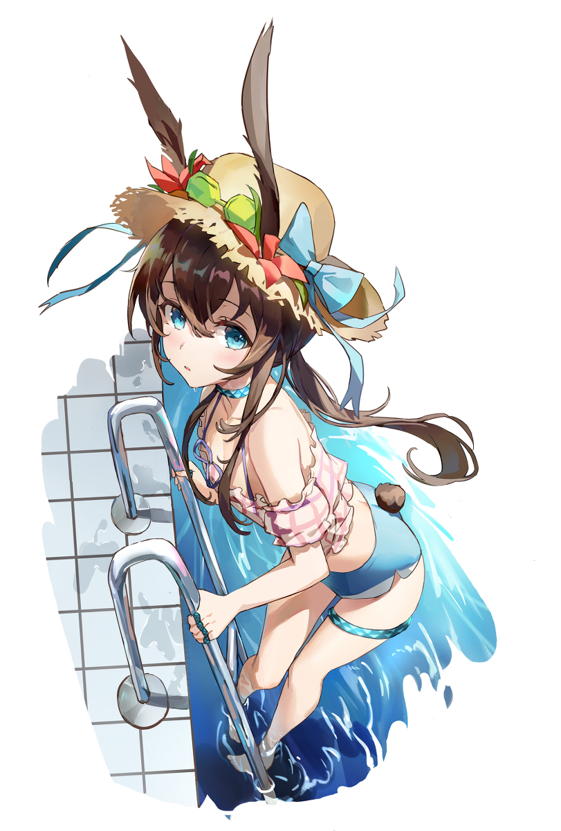 This is a pixiv picture whose title is amiya is so cute.