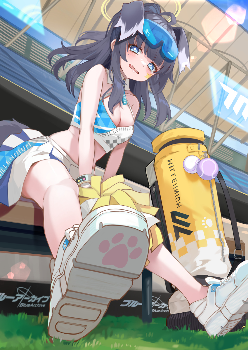 This is a pixiv picture whose title is 猫塚ヒビキ (応援団).
