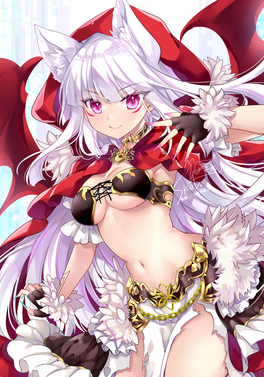 This is a pixiv picture whose title is 紅刃.