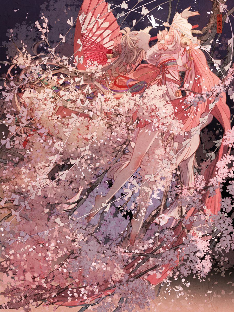 This is a pixiv picture whose title is 花あかり.