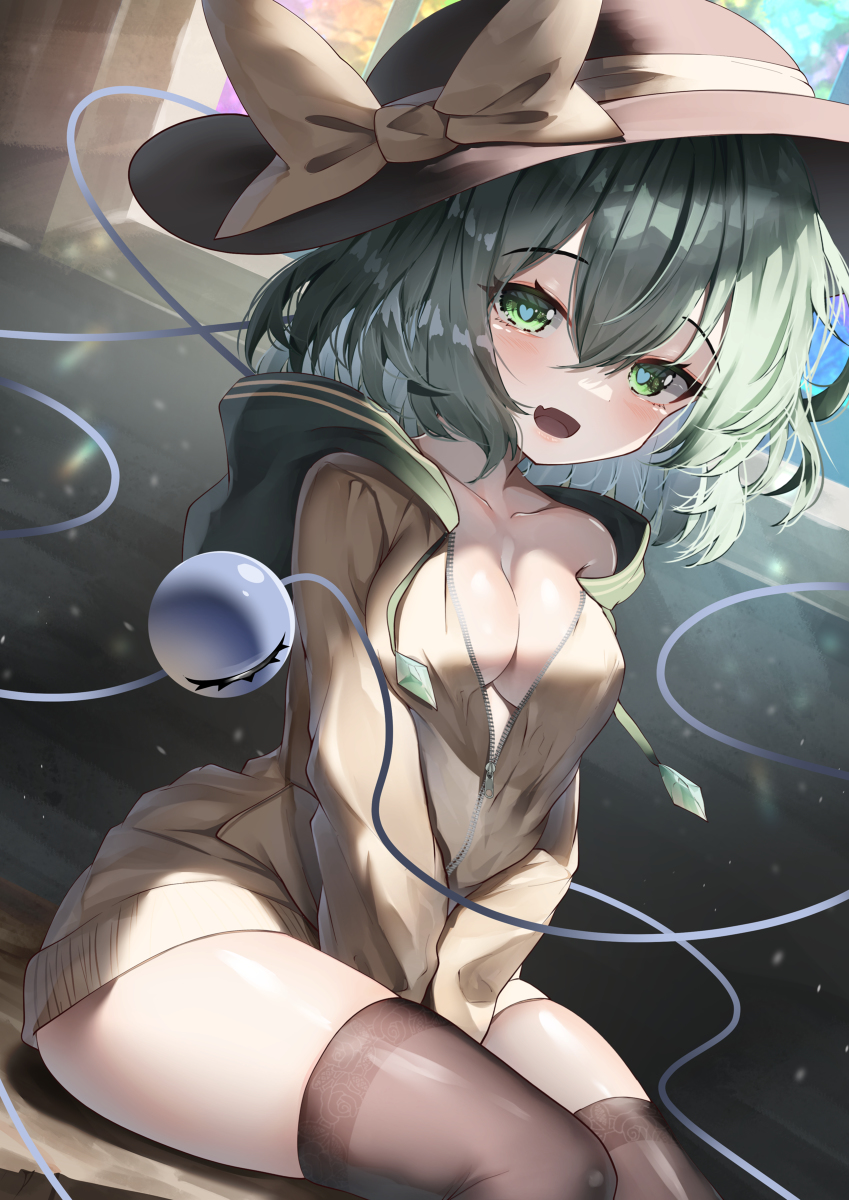 This is a pixiv picture whose title is パーカーこいしちゃん.