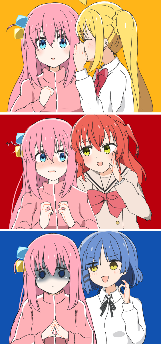 This is a pixiv picture whose title is 内緒話.