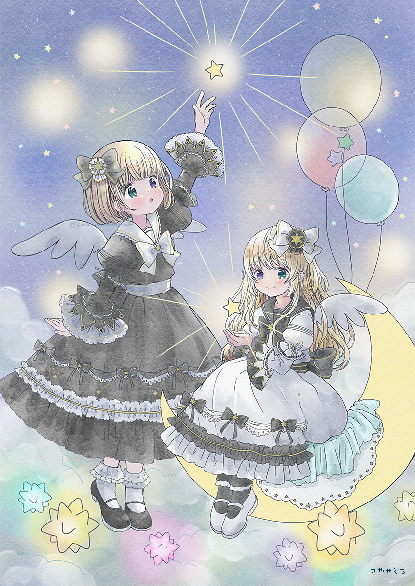 This is a pixiv picture whose title is wish star.