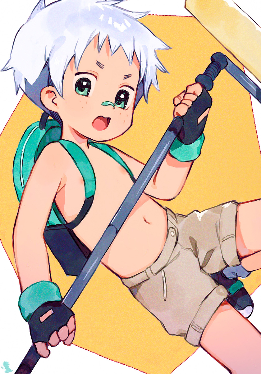 This is a pixiv picture whose title is He’s ready to paint!!.
