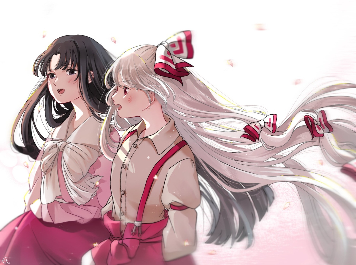 This is a pixiv picture whose title is てるもこデート.