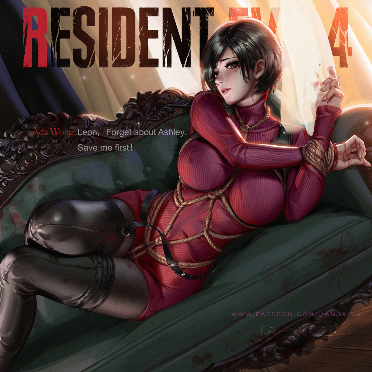 This is a pixiv picture whose title is Ada Wong.