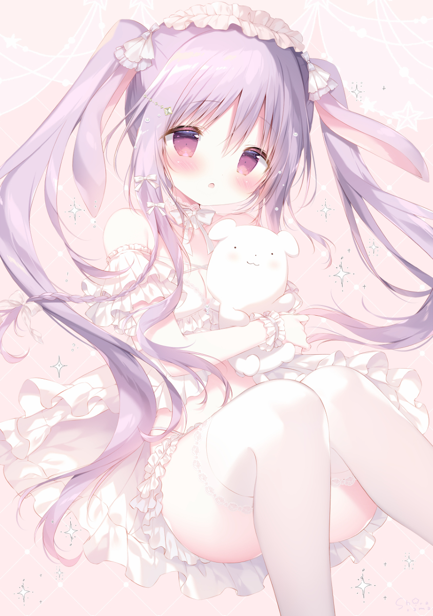 This is a pixiv picture whose title is ひらりちゃん🐰.