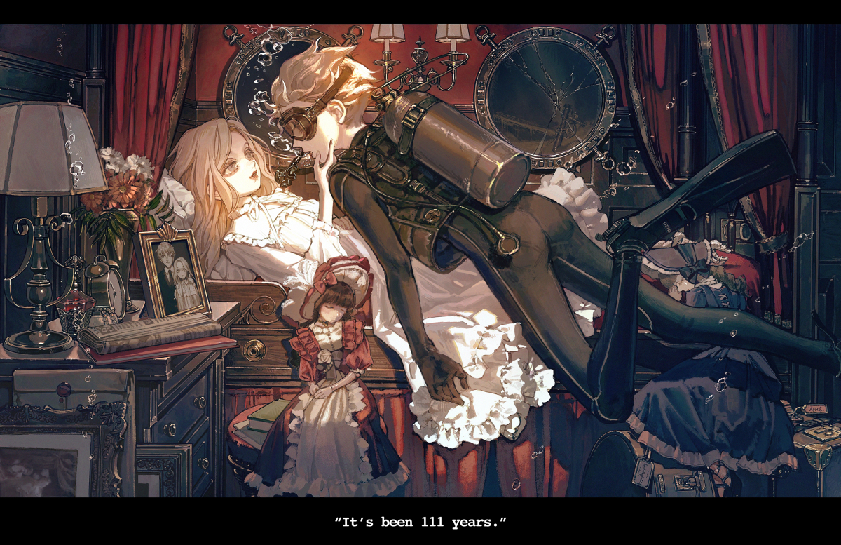 This is a pixiv picture whose title is ｢111年ぶりね｣.