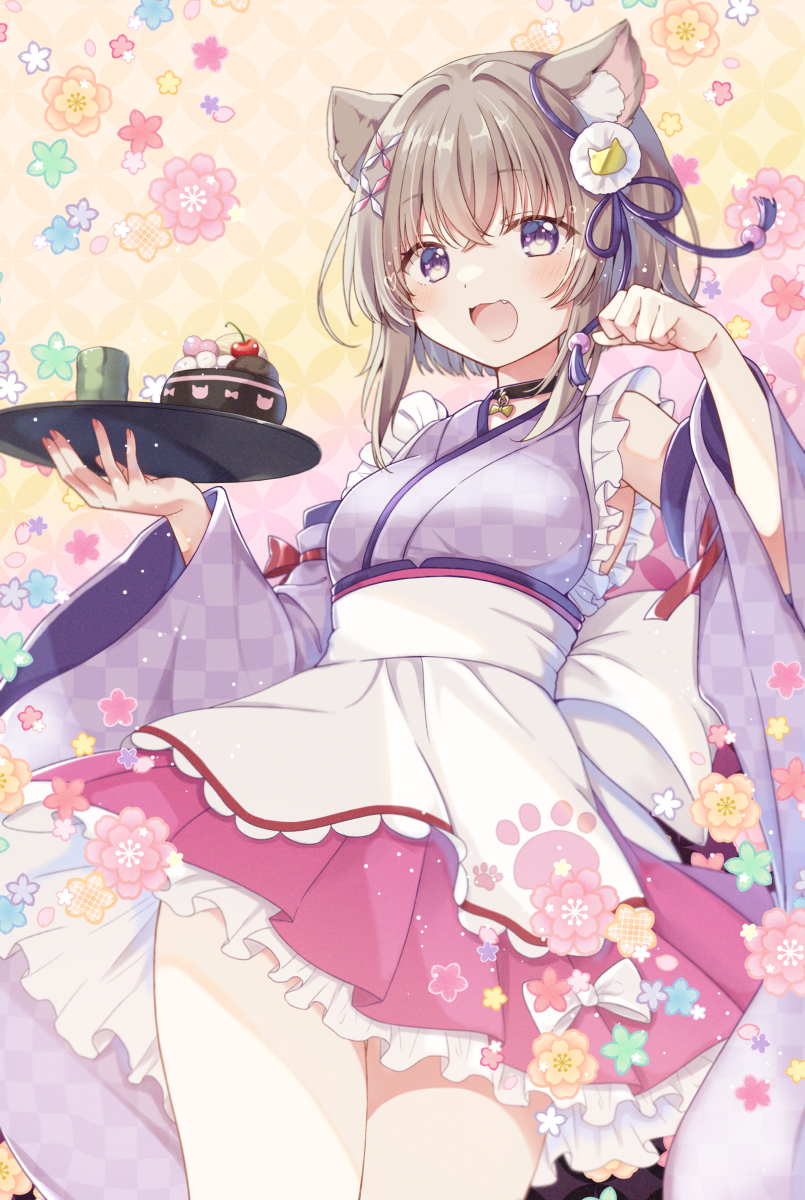 This is a pixiv picture whose title is 🐈！.