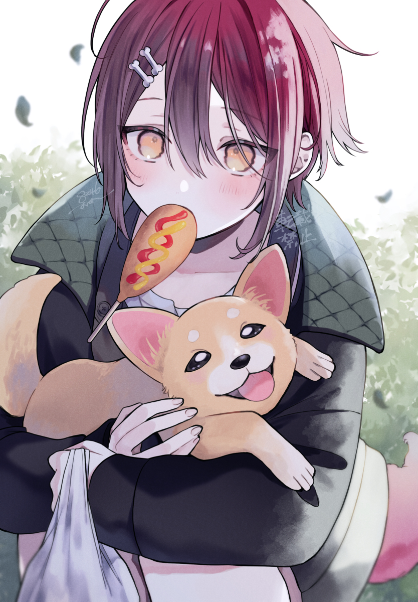 This is a pixiv picture whose title is Dogs.