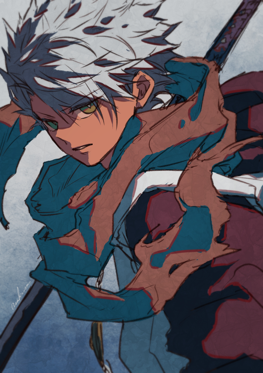 This is a pixiv picture whose title is ❅.
