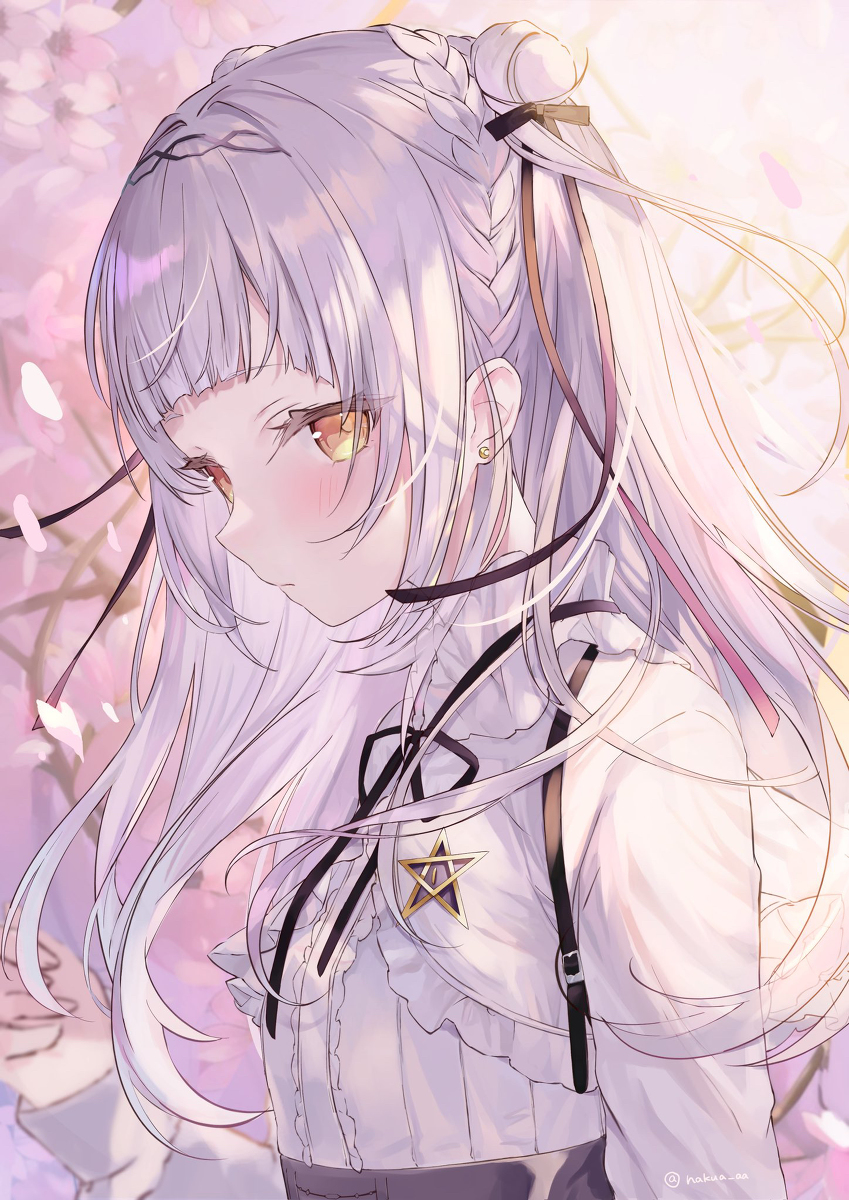 This is a pixiv picture whose title is 🌸.