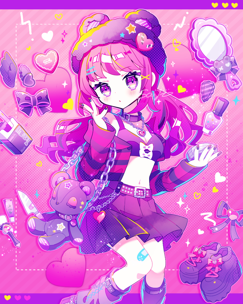 This is a pixiv picture whose title is メイクアップベア.