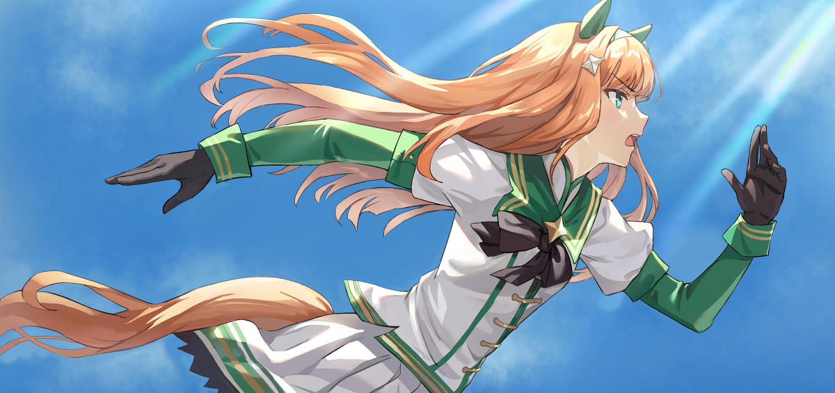 This is a pixiv picture whose title is サイレンススズカ.